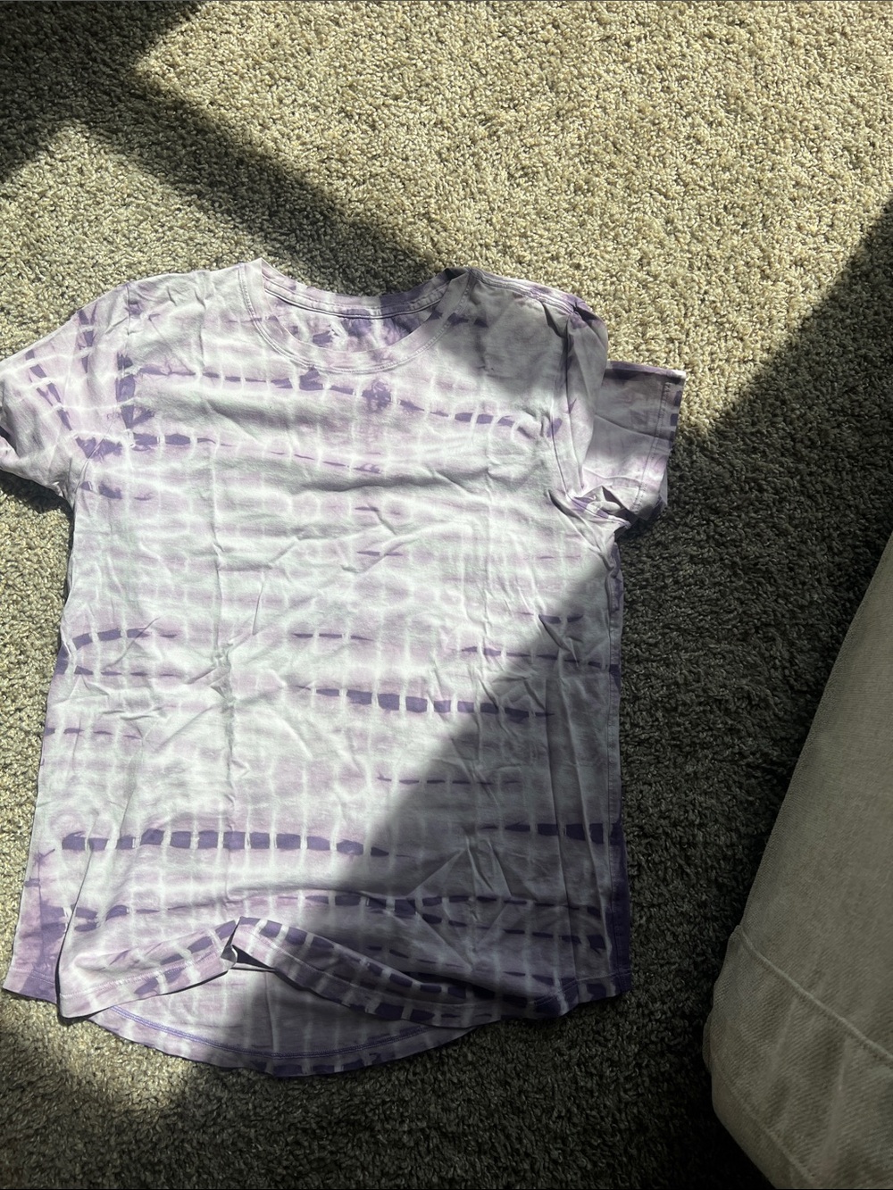 Lululemon Love Crew T-Shirt Color: Shibori Square Lavender Dew Wisteria